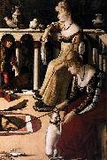 Vittore Carpaccio, Two Venetian Ladies